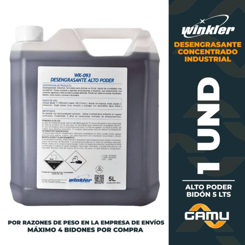 DESENGRASANTE INDUSTRIAL LLABRES 5 LTS