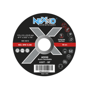 DISCO CORTE METAL 14' X 3MM X 7/8 ACERO UNIVERSAL NEXXO