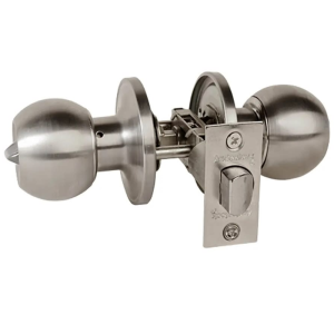 AA44-A1-CERRADURA POMO BANO/DORMITORIO/ACERO INOX